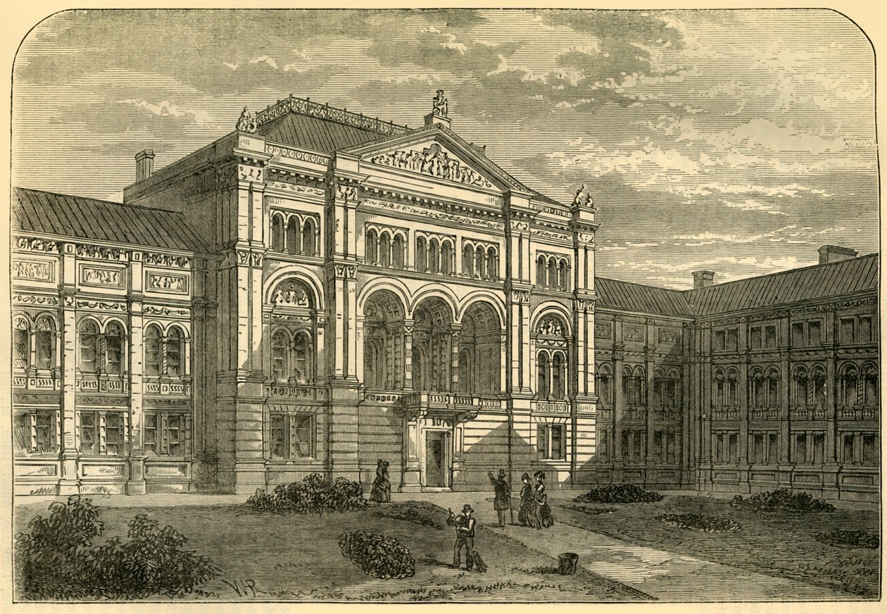 محكمة محطة جنوب كنسينغتون ، c1876. بواسطة غير معروف