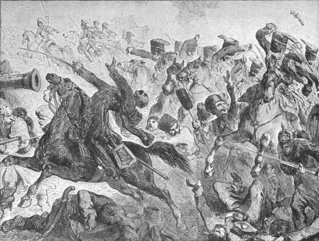 حرب القرم ، 1854-56: معركة بالاكلافا: تهمة اللواء الخفيف ، 1854 ، 1901. بواسطة غير معروف