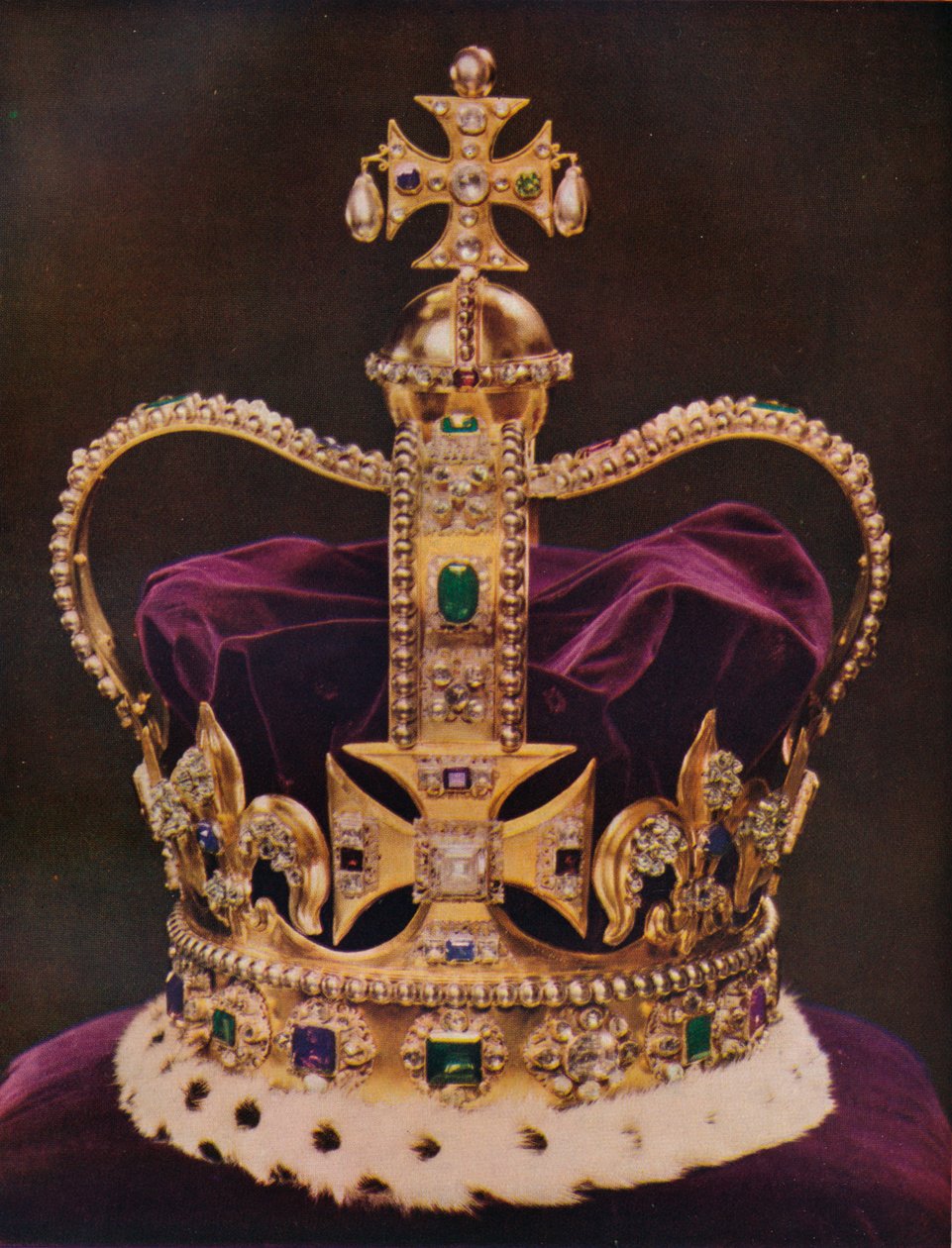 تاج إنجلترا ، سانت إدواردز كراون ، c1937 بواسطة غير معروف