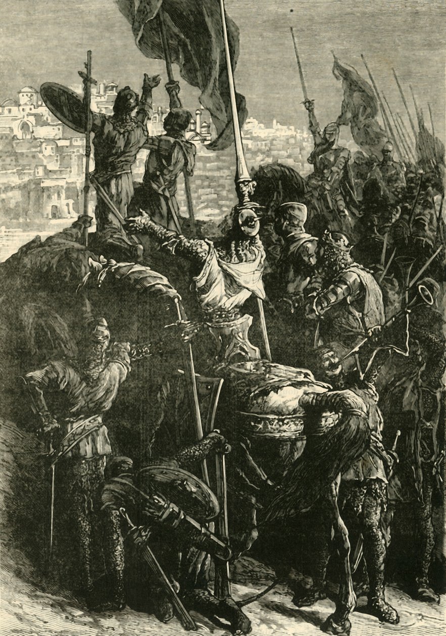 الصليبيون قبل القدس ، 1099 ، 1890. بواسطة غير معروف