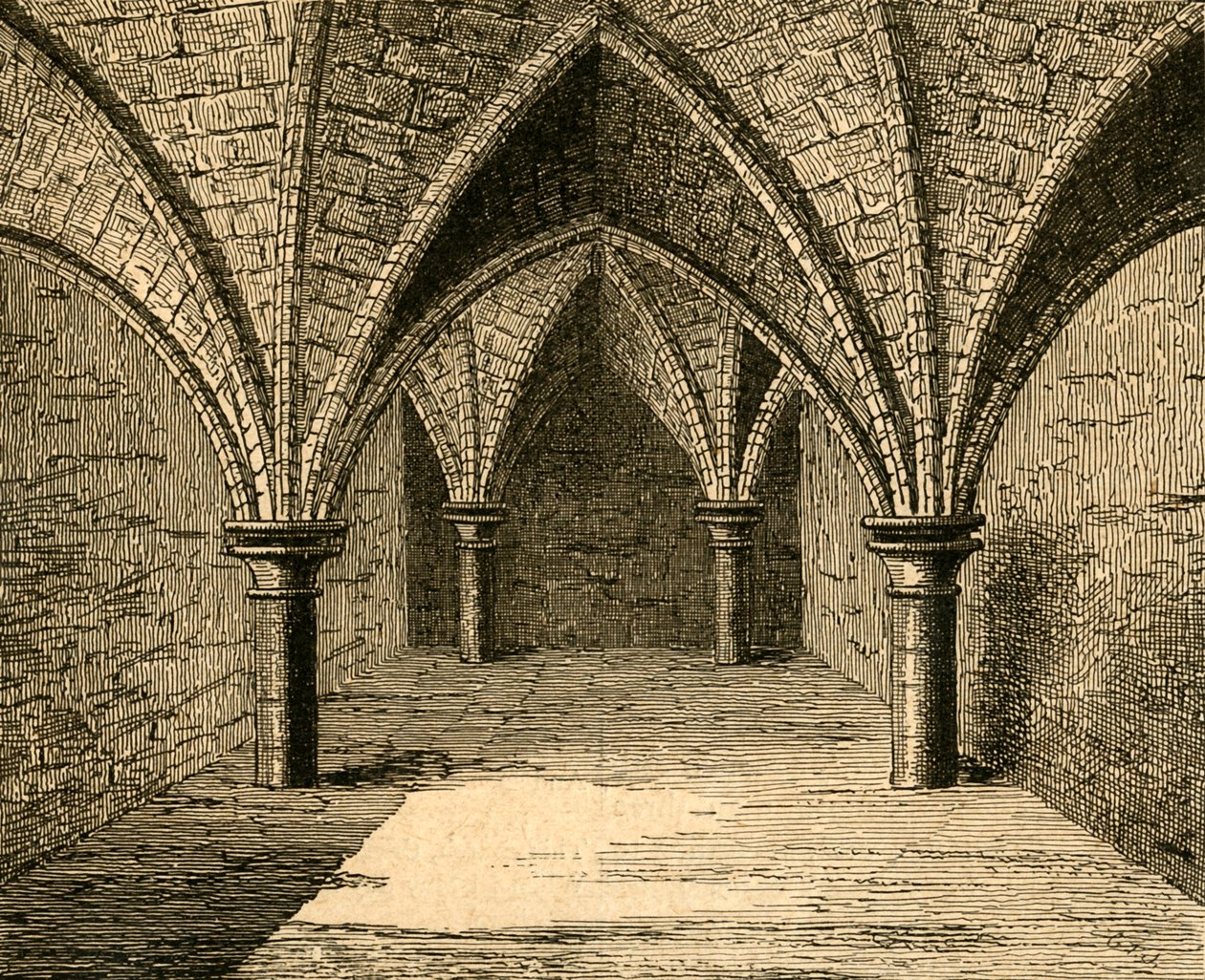 سرداب قاعة جيراردز ، 1897. بواسطة غير معروف