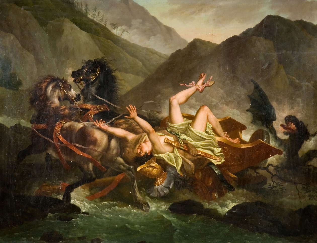 وفاة هيبوليتوس ، 1780-1820. بواسطة غير معروف