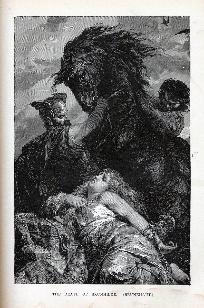 وفاة Brunhilde ، Brunehaut ، 1882 بواسطة غير معروف