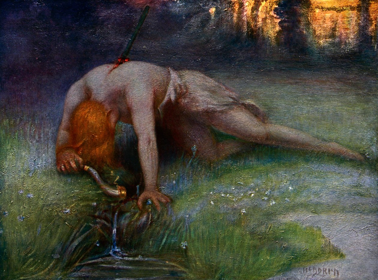 "موت سيجفريد" ، 1906 بواسطة غير معروف