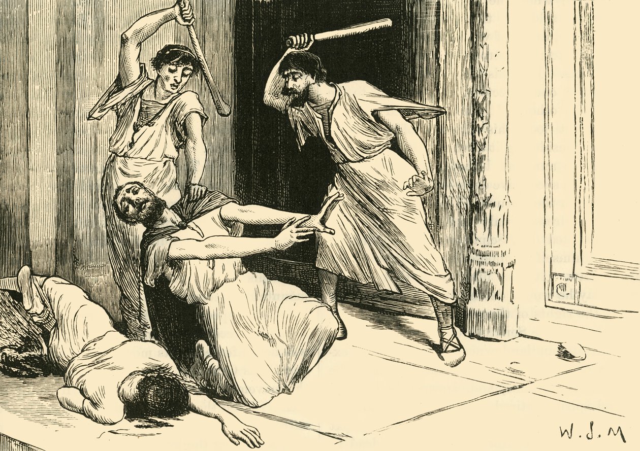 وفاة تيبيريوس جراكوس ، 1890. بواسطة غير معروف