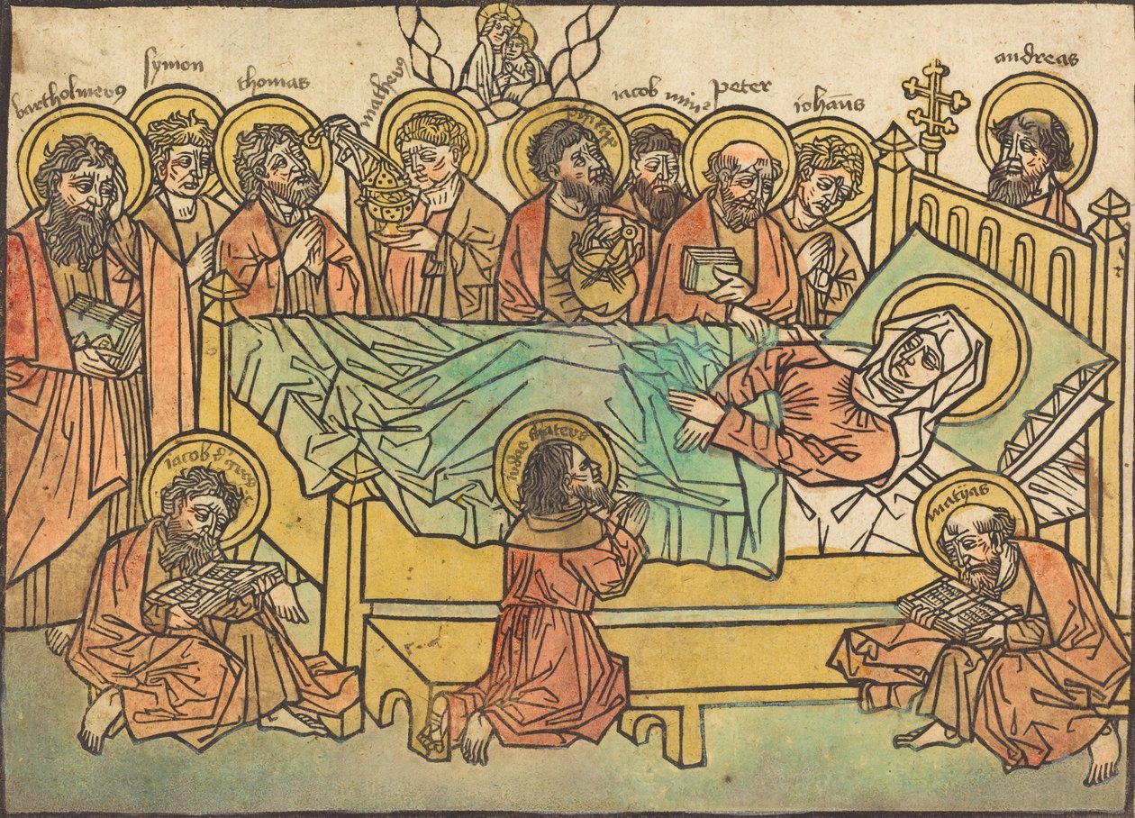 وفاة العذراء 1465 - 1470. بواسطة غير معروف