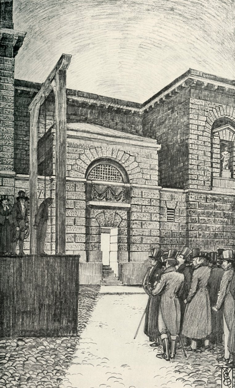 باب المدينين ، سجن نيوجيت ، لندن ، 1821 ، 1938 بواسطة غير معروف