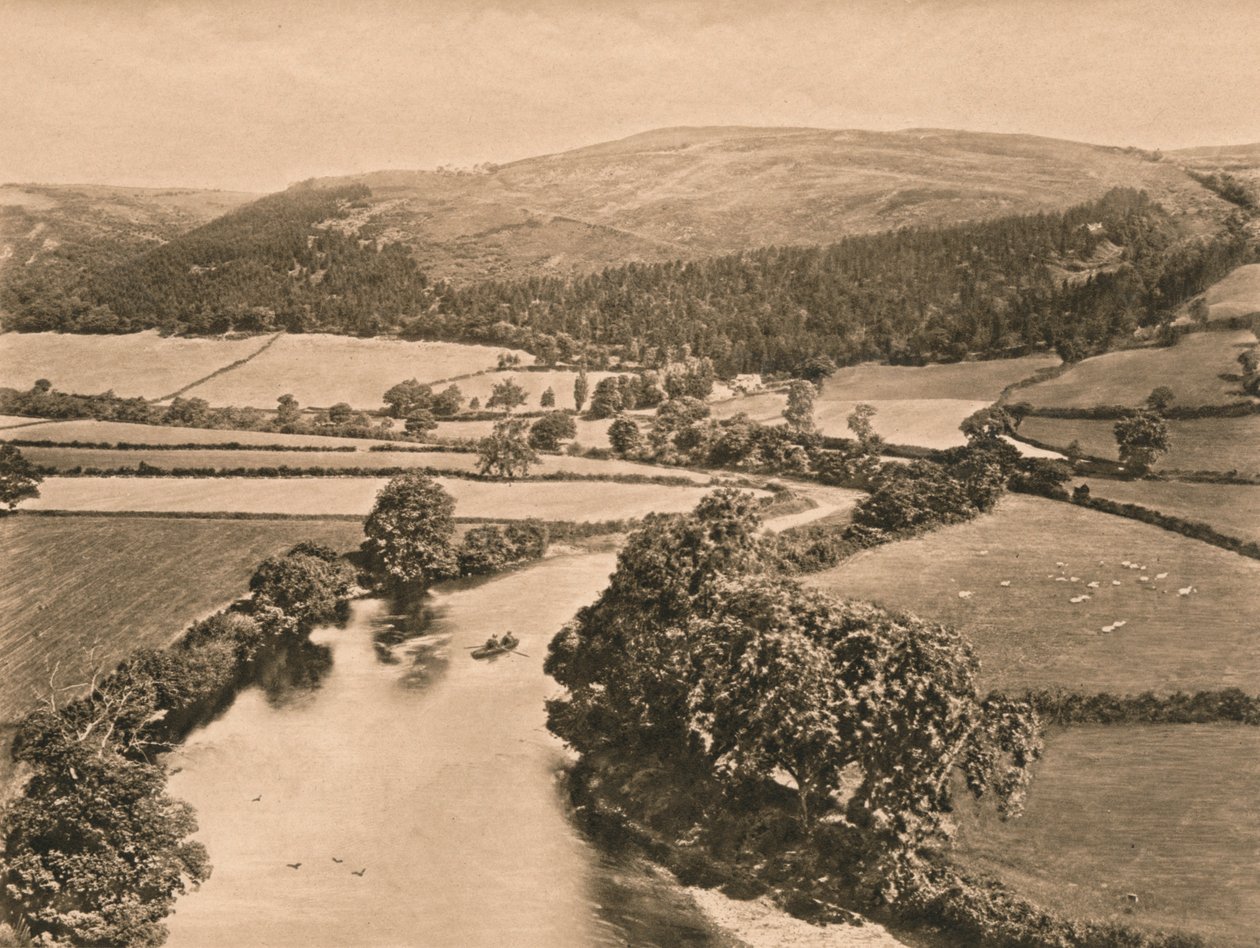 وادي دي ، من Glendowers Mound ، 1902 بواسطة غير معروف