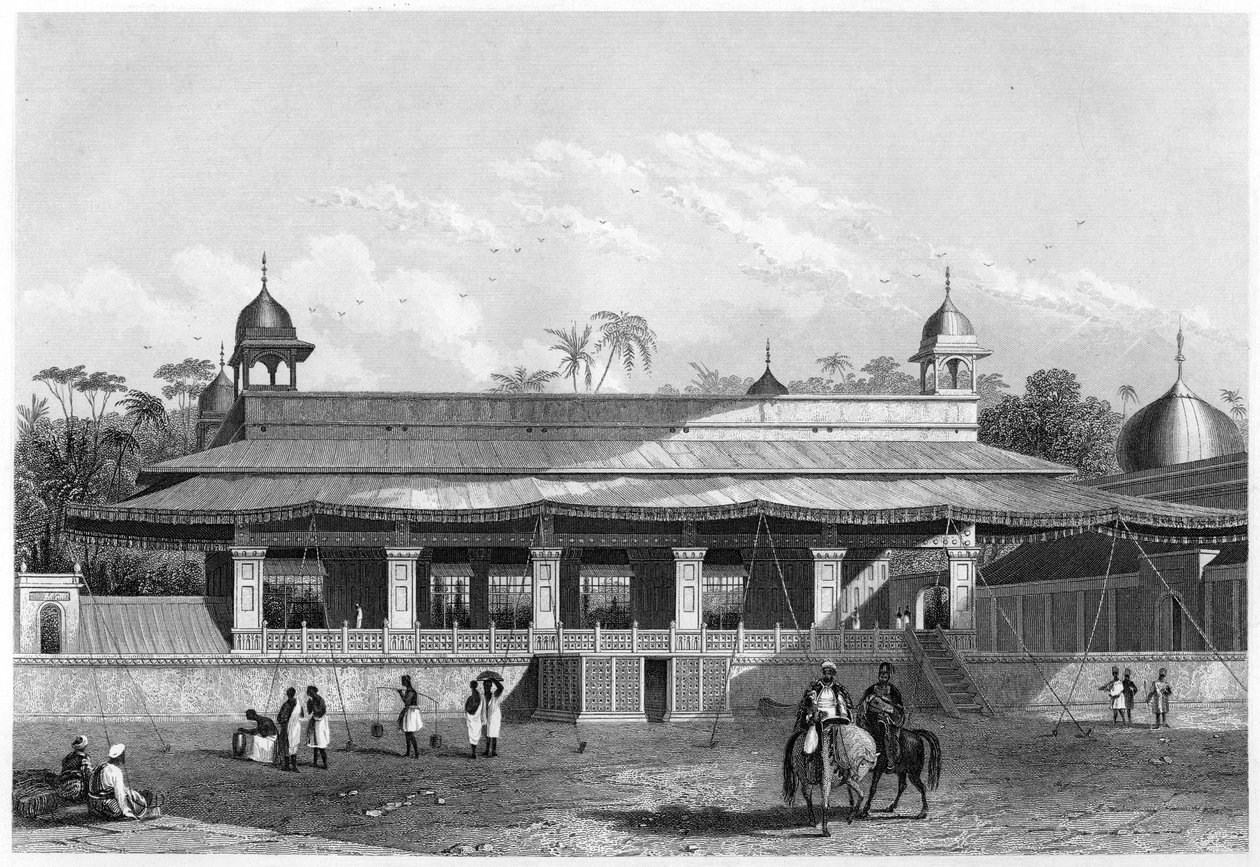 The Dewas Khan، Hall of Audience، Delhi، c1860 بواسطة غير معروف