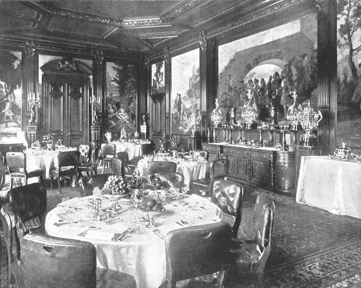 قاعة الطعام في Sandringham ، نورفولك ، 1894. بواسطة غير معروف