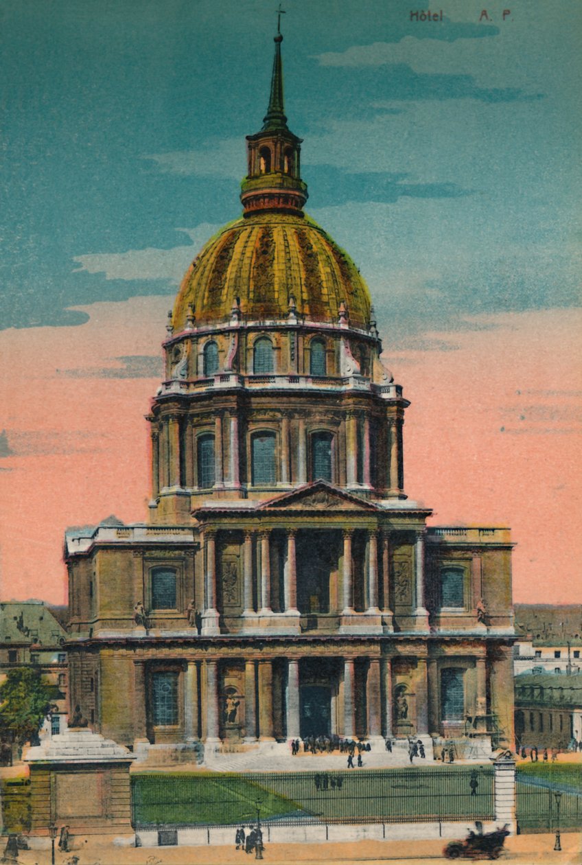 قبة Les Invalides ، باريس ، c1920 بواسطة غير معروف