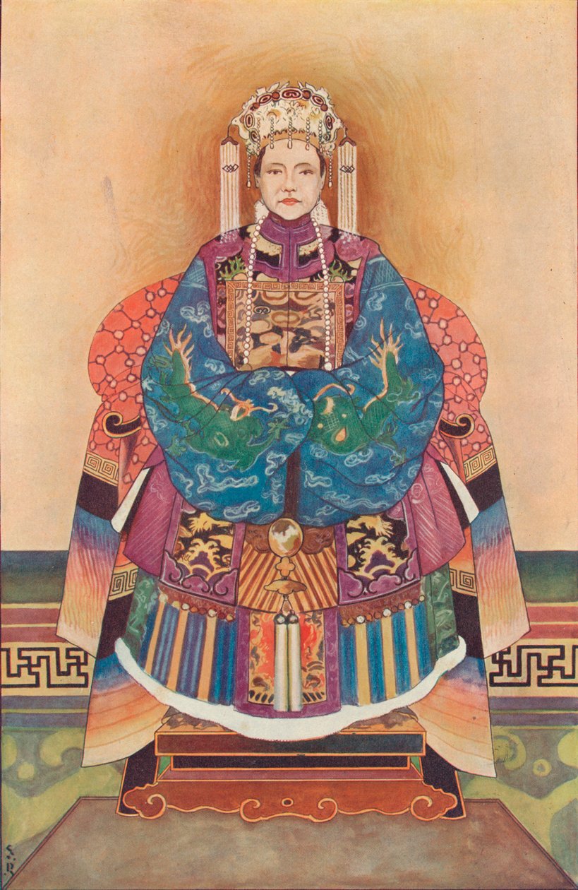 إمبراطورة Dowager من الصين ، 1908 بواسطة غير معروف
