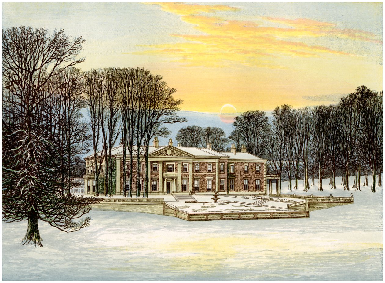 The Down House ، دورست ، منزل Baronet Smith-Marriott ، c1880 بواسطة غير معروف