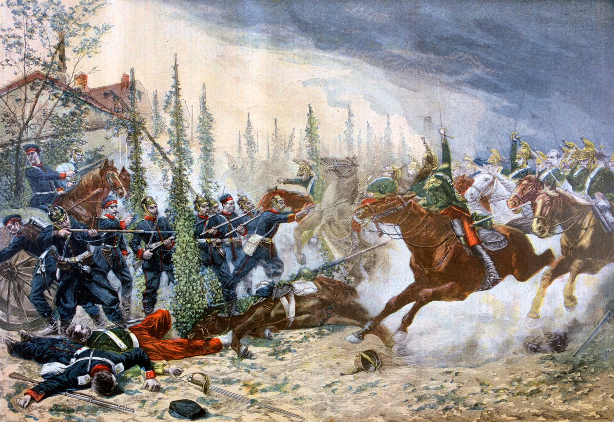 الفرسان ، معركة Gravelotte ، 18 أغسطس 1870 ، 1894 بواسطة غير معروف