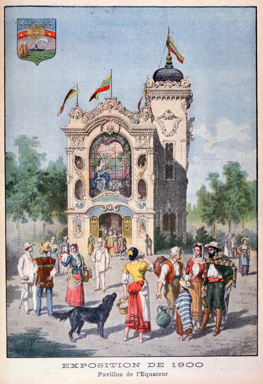 الجناح الإكوادوري في المعرض العالمي لعام 1900 ، باريس ، 1900 بواسطة غير معروف