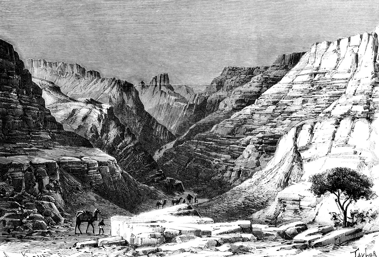 مضيق Egueri ، شمال أفريقيا ، 1895 بواسطة غير معروف