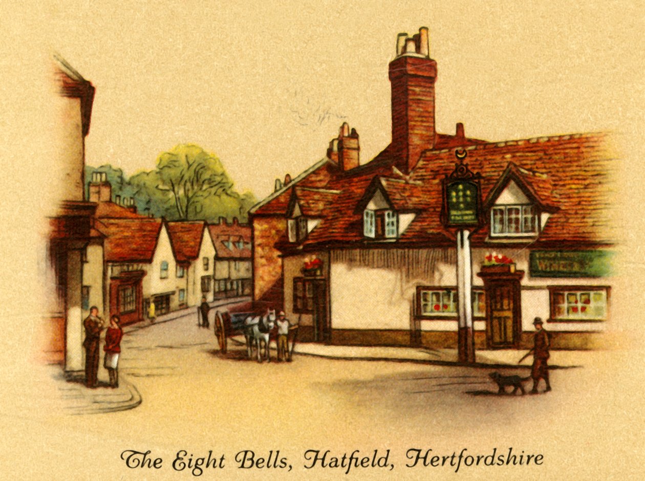 The Eight Bells ، هاتفيلد ، هيرتفوردشاير ، 1939. بواسطة غير معروف