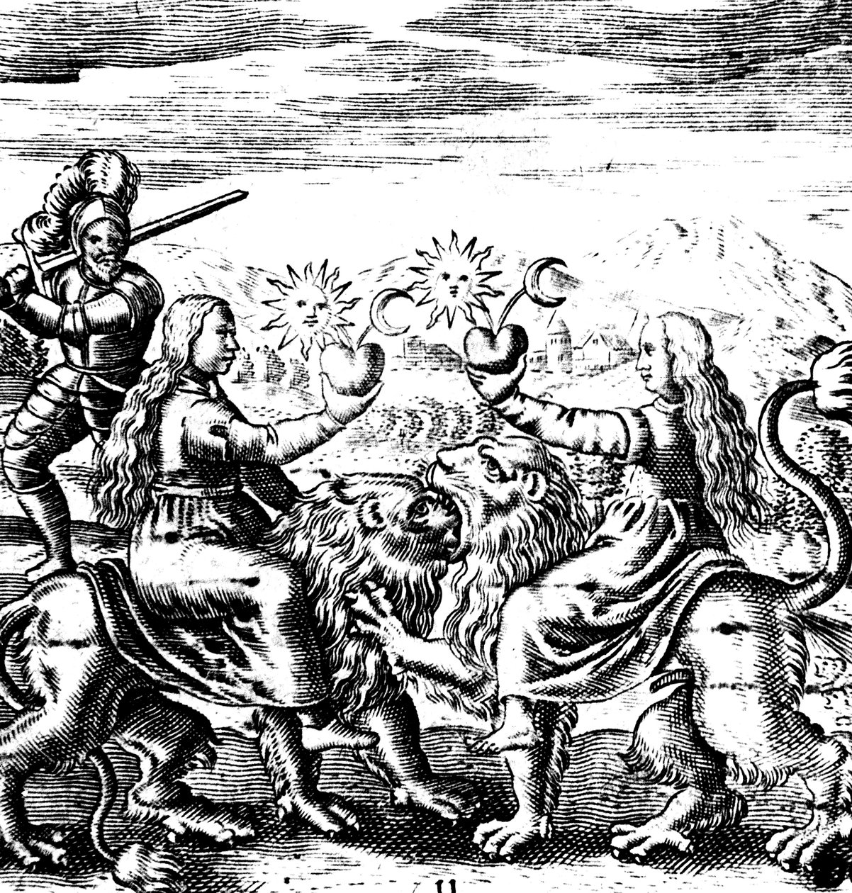 المفتاح الحادي عشر لباسل فالنتين ، راهب وخيميائي ألماني أسطوري من القرن الخامس عشر ، 1651 بواسطة غير معروف