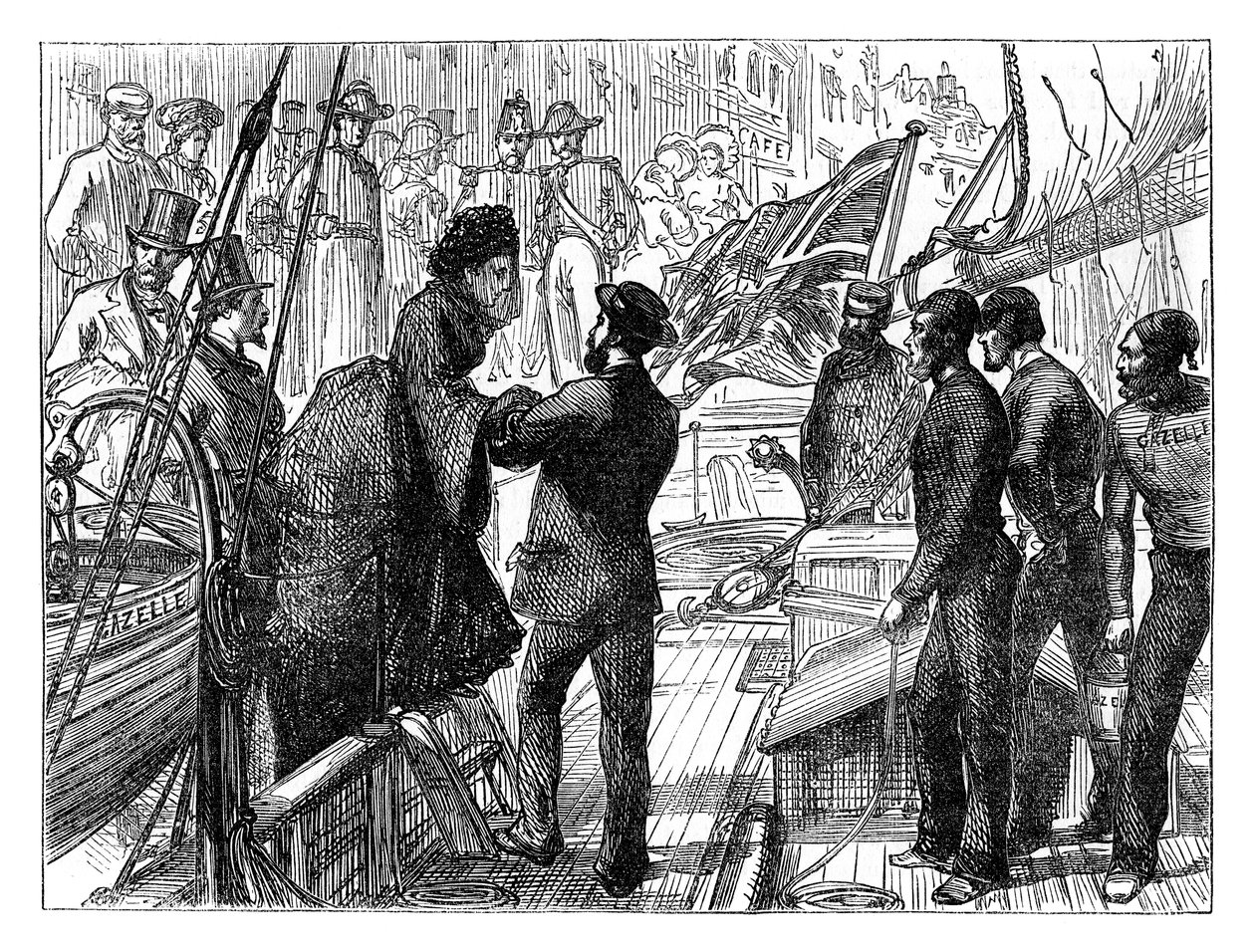 إمبراطورة الفرنسيين في غزال ، 1870 أواخر القرن التاسع عشر بواسطة غير معروف