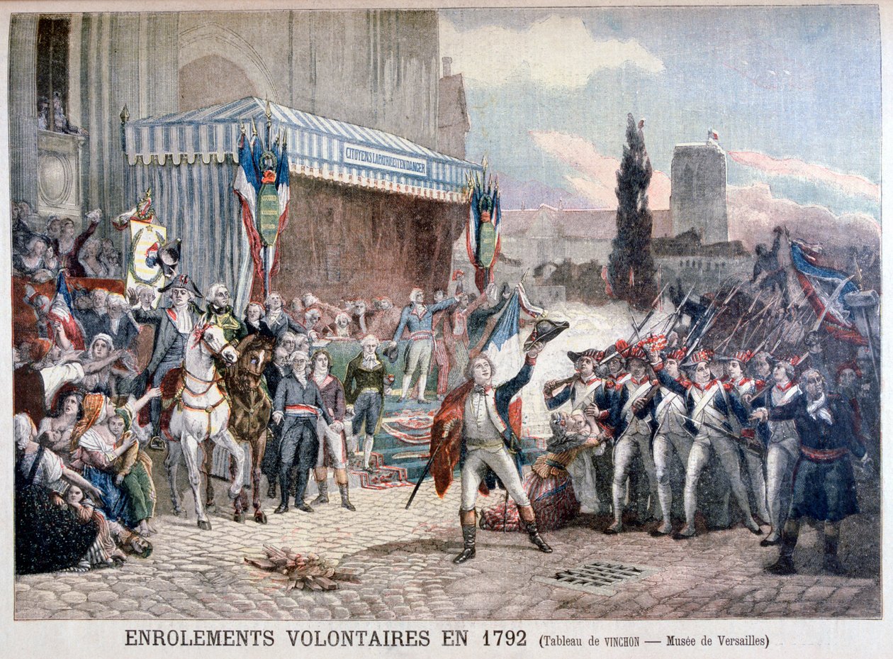 تسجيل المتطوعين ، 22 يوليو 1792 ، 1895 بواسطة غير معروف
