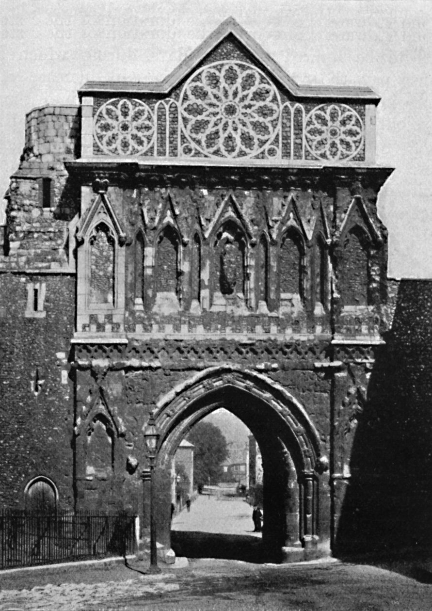 بوابة Ethelbert ، نورويتش ، 1892 ، 1903 بواسطة غير معروف