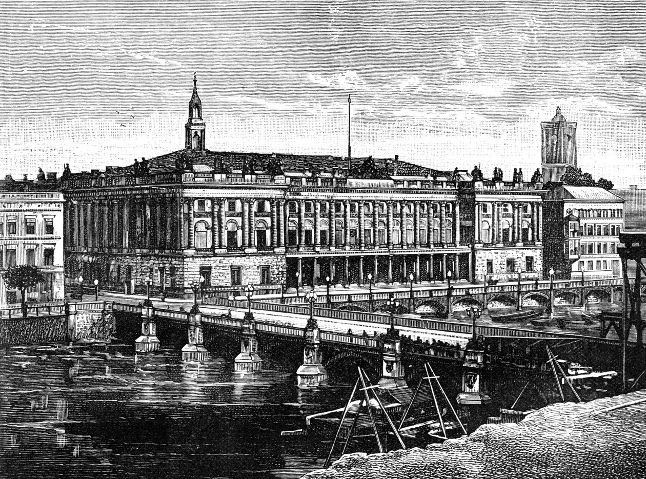 The Exchange and Fredericks Bridge ، برلين ، 1900 بواسطة غير معروف