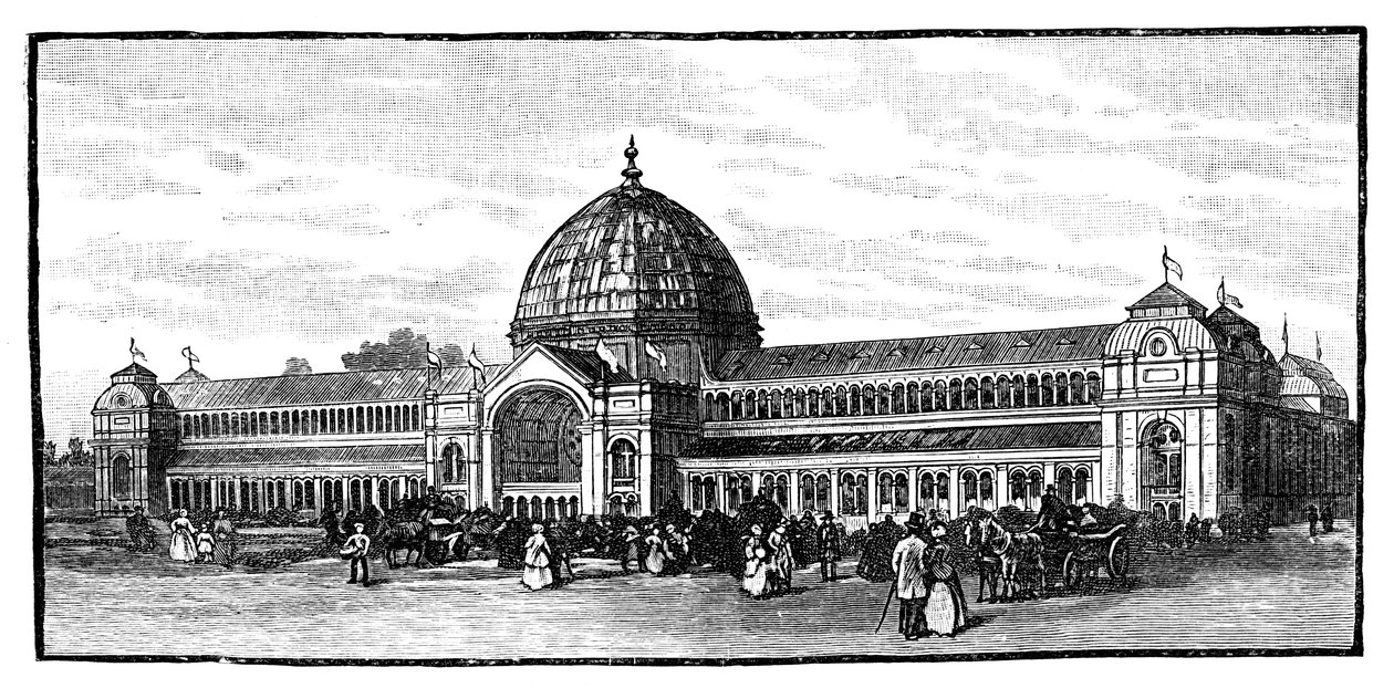 مبنى المعرض 1862 بواسطة غير معروف