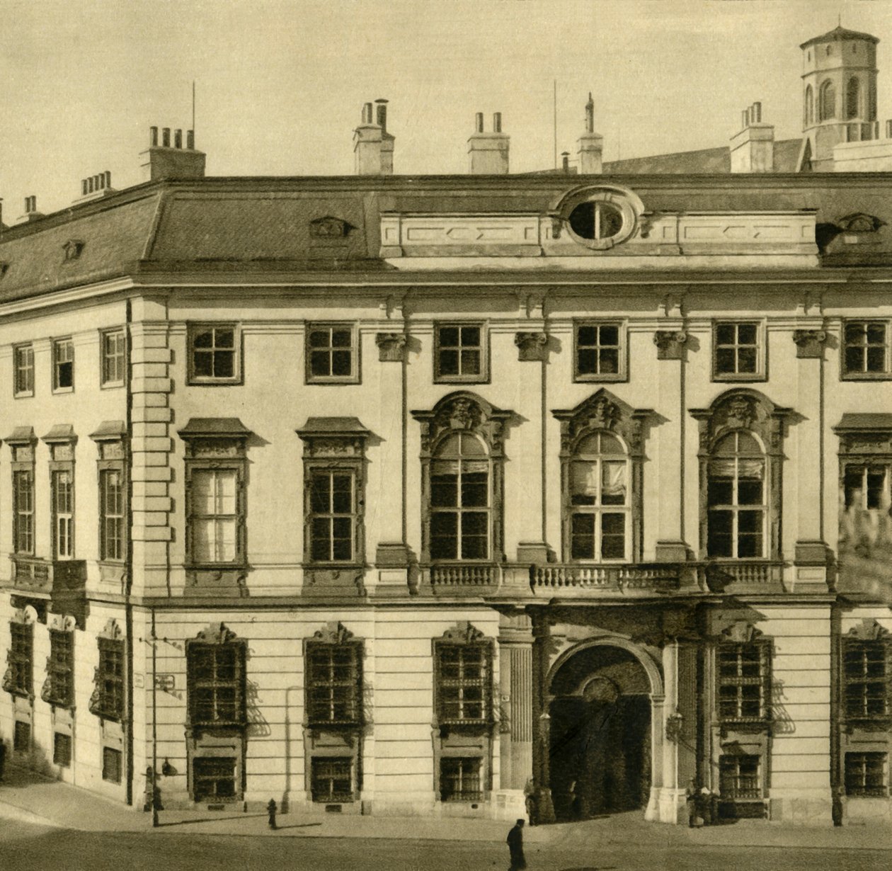 المستشارية الاتحادية ، Ballhausplatz ، فيينا ، النمسا ، c1935. بواسطة غير معروف