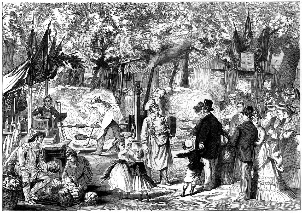 The Fete des Loges ، St-Germain-en-Laye ، فرنسا ، 1874 بواسطة غير معروف