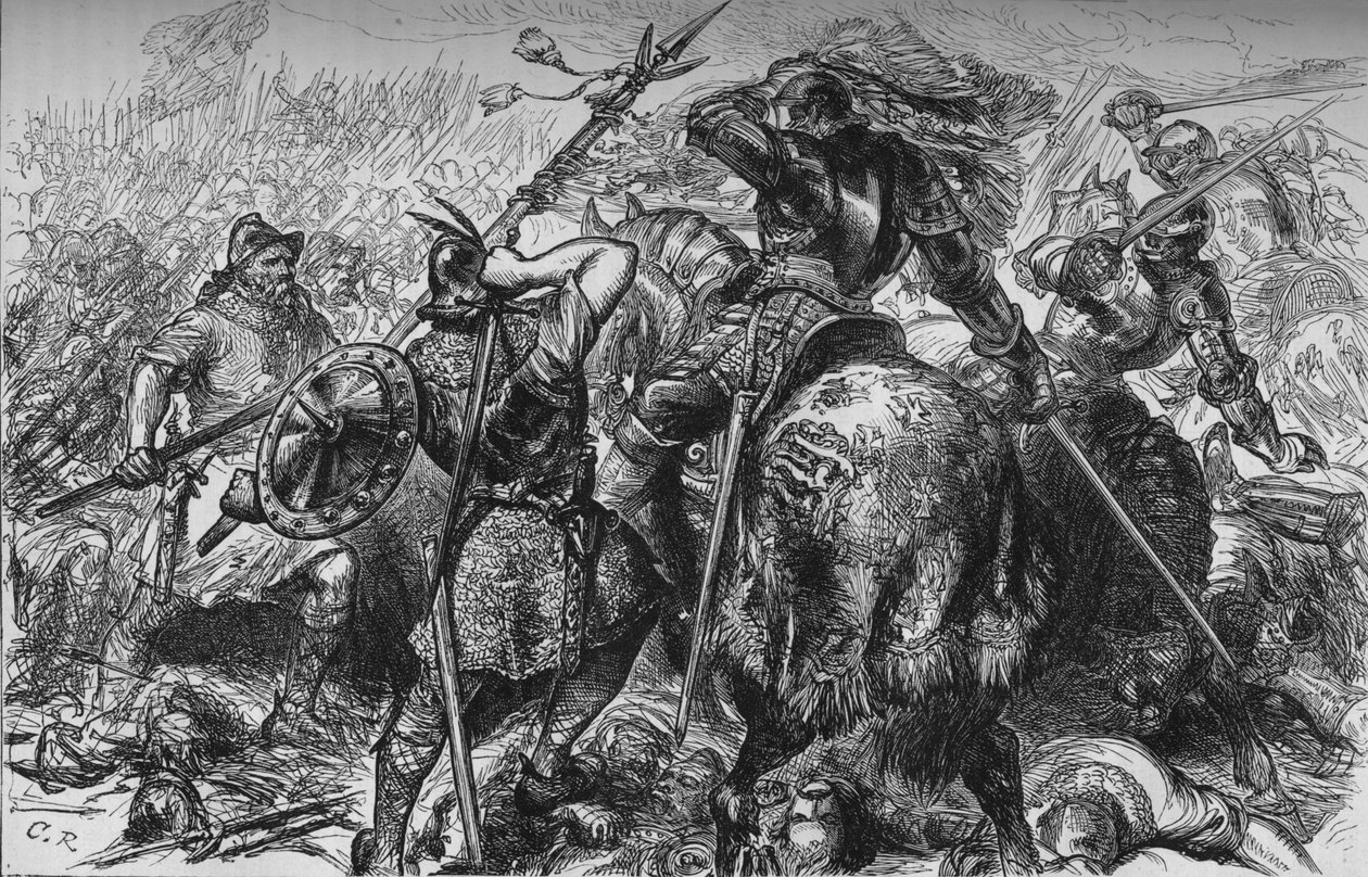 الكفاح من أجل المعيار في بينكي ، 10 سبتمبر 1547 ، c1880 بواسطة غير معروف