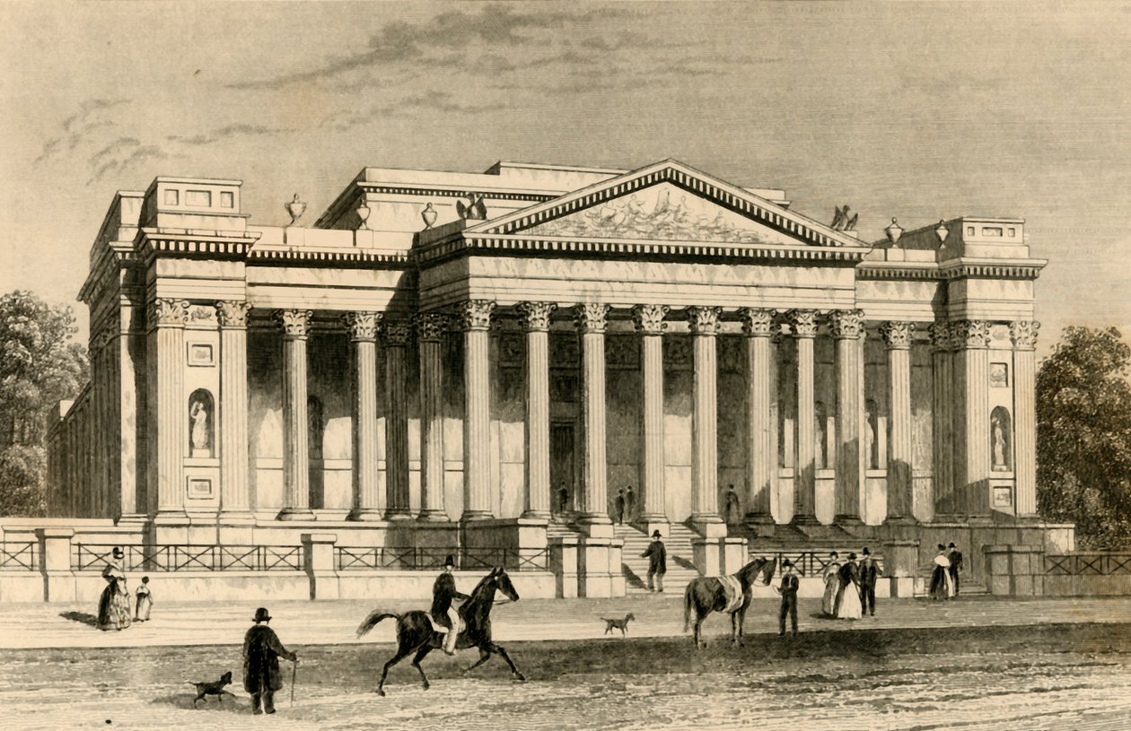 متحف فيتزويليام ، كامبريدج ، c1835. بواسطة غير معروف