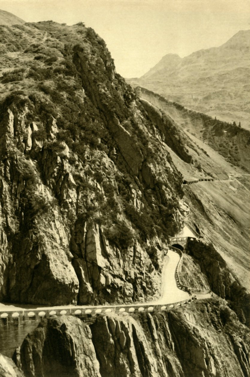 ممر Flexen ، فورارلبرغ ، النمسا ، c1935. بواسطة غير معروف