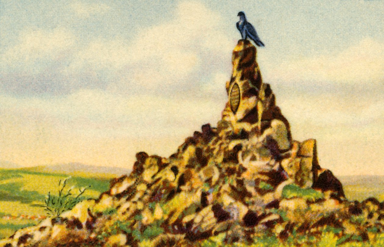 ال Fliegerdenkmal ، النصب التذكاري على Wasserkuppe ، هيسن ، ألمانيا ، 1932. بواسطة غير معروف