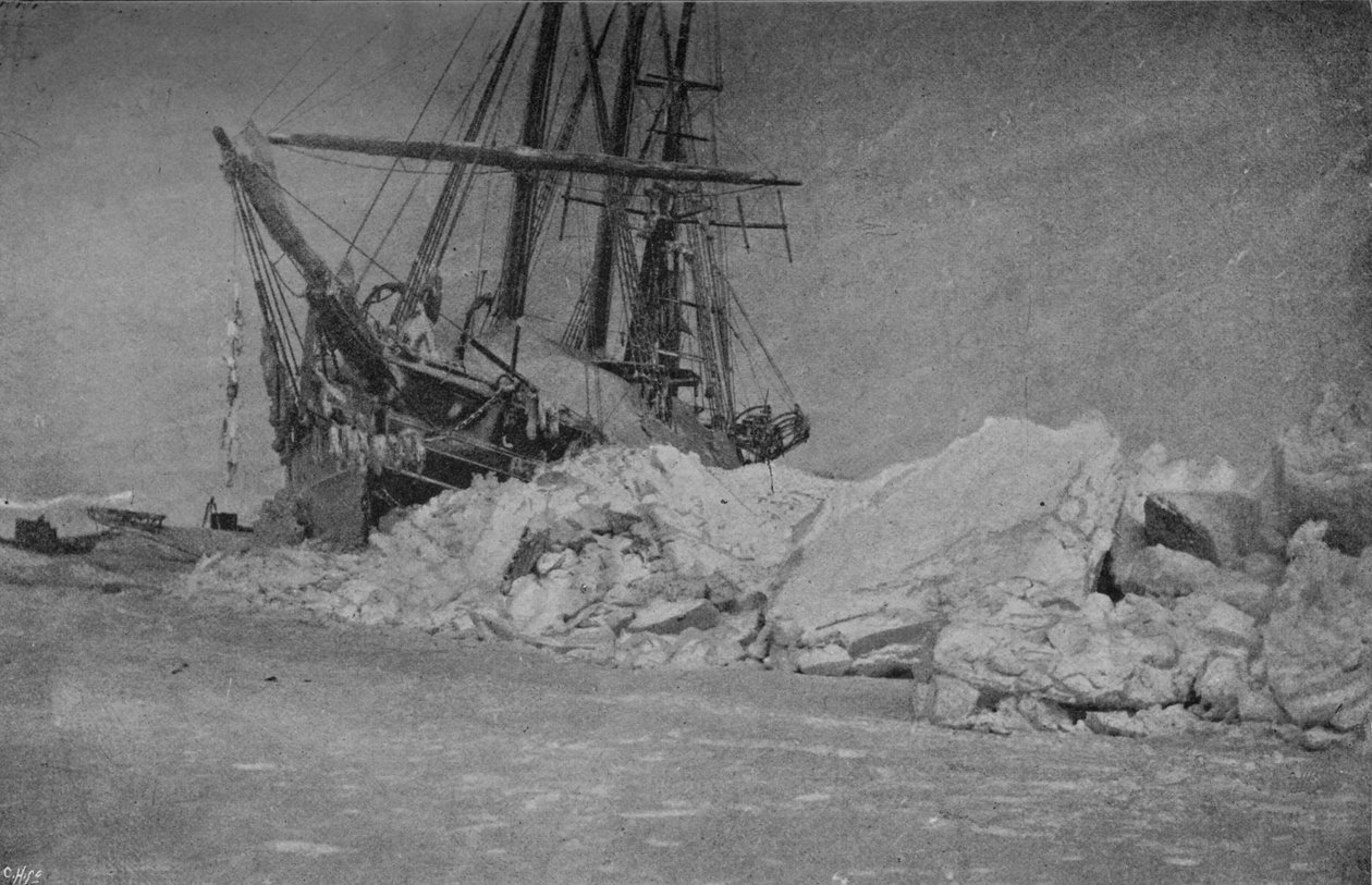 الإطار بعد ضغط الجليد. 10 يناير 1895 ، 1895 1897 بواسطة غير معروف