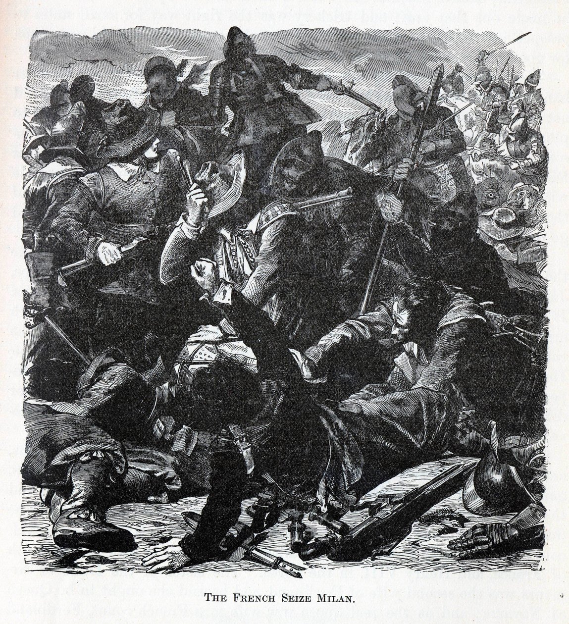 الاستيلاء الفرنسي على ميلان ، 1882 بواسطة غير معروف
