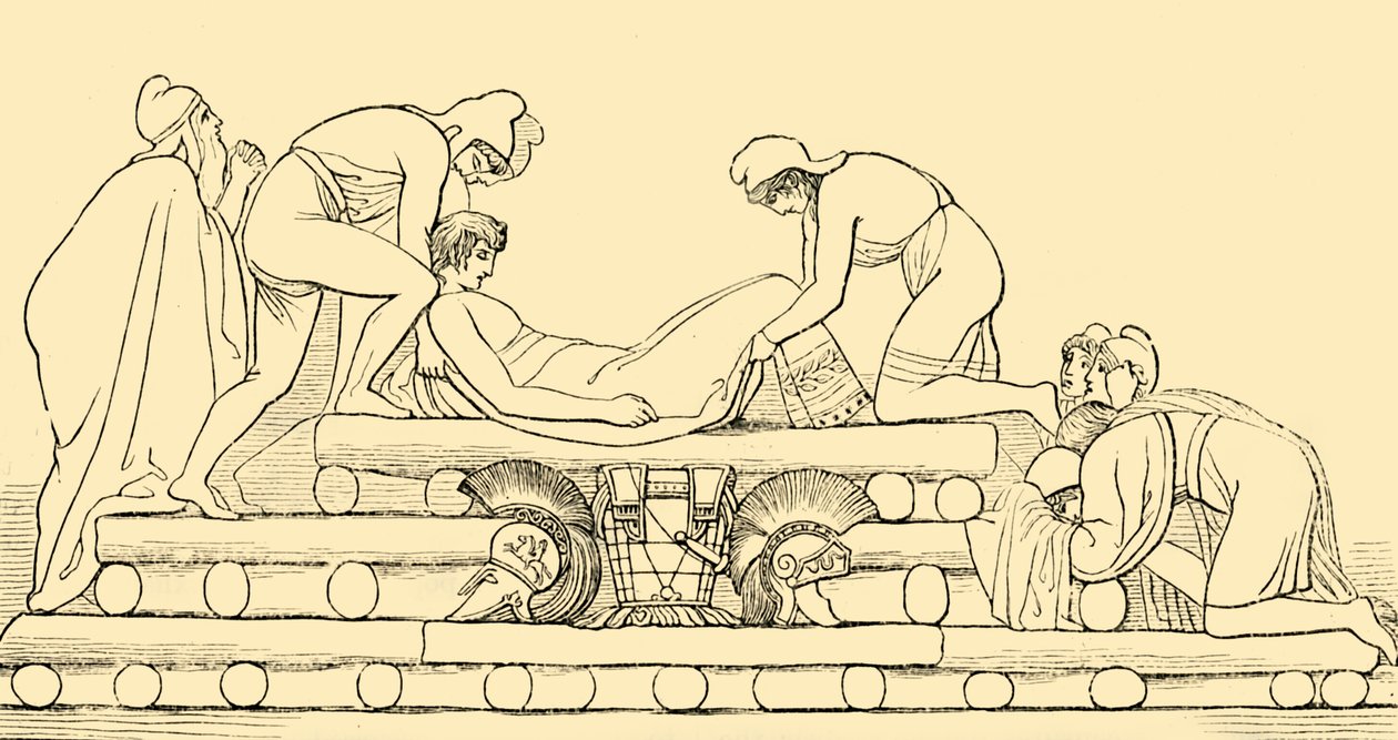جنازة هيكتور ، 1890. بواسطة غير معروف
