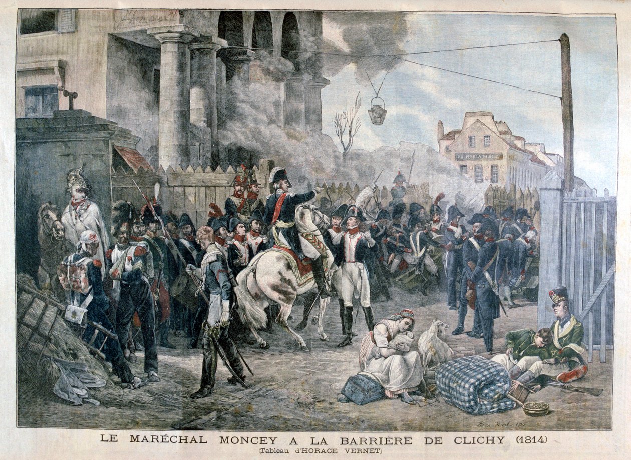البوابة في كليشي أثناء الدفاع عن باريس ، 30 مارس 1814 ، 1904. بواسطة غير معروف