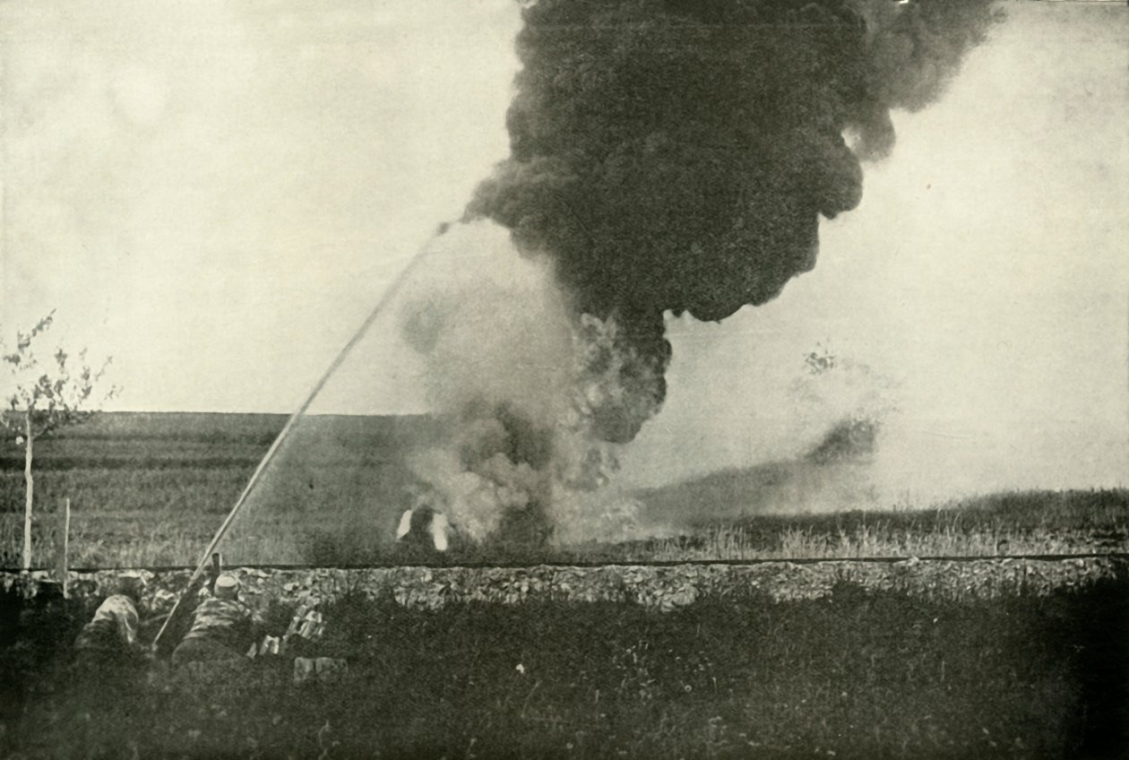 فيلم Flammenwerfer الألماني ، 1919. بواسطة غير معروف