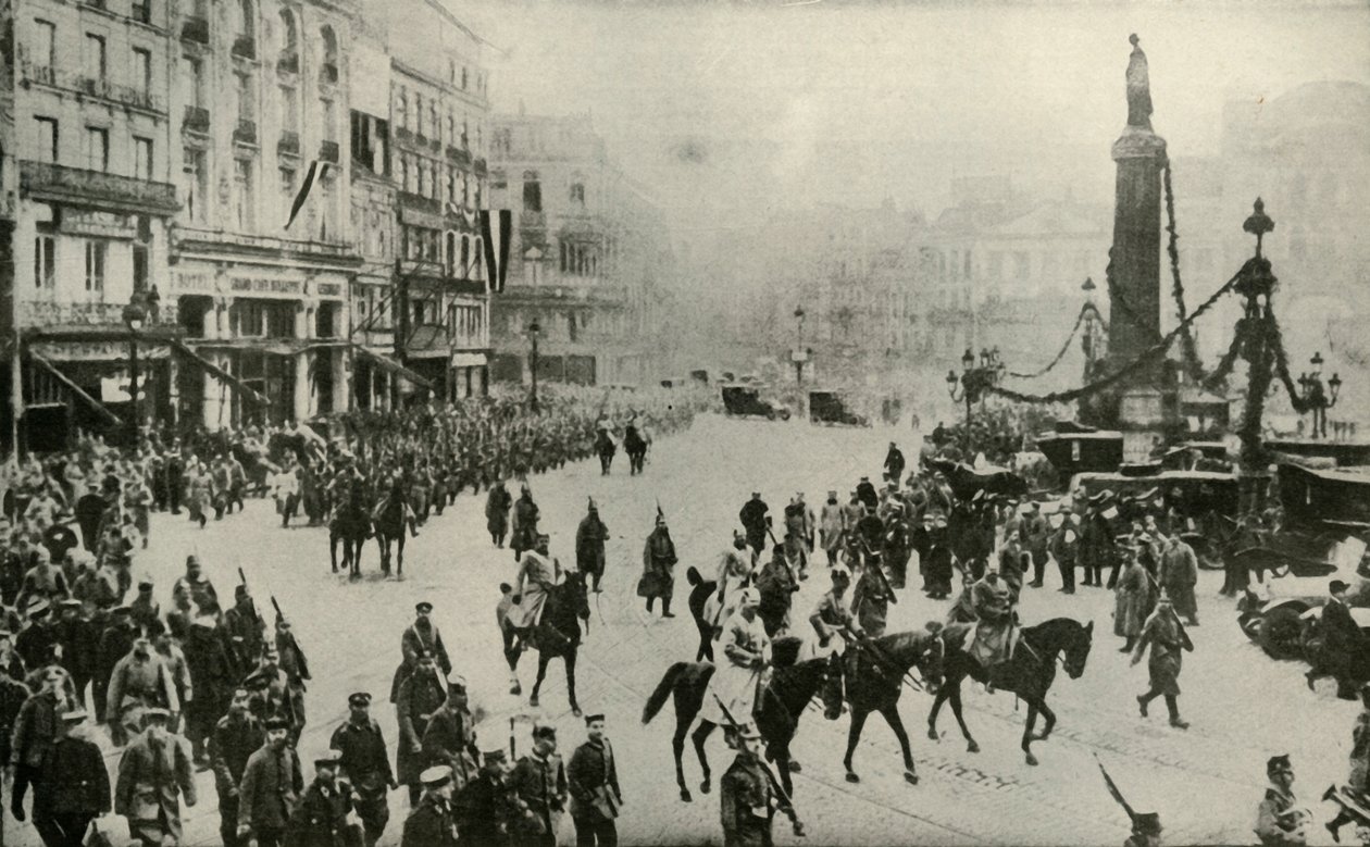 الاحتلال الألماني ليل ، 1914 ، 1919. بواسطة غير معروف