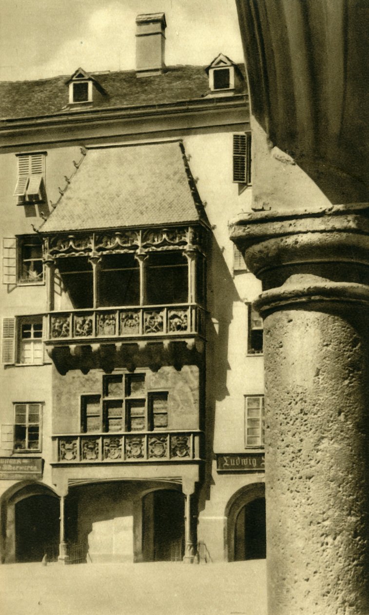 The Goldenes Dachl ، إنسبروك ، تيرول ، النمسا ، c1935. بواسطة غير معروف