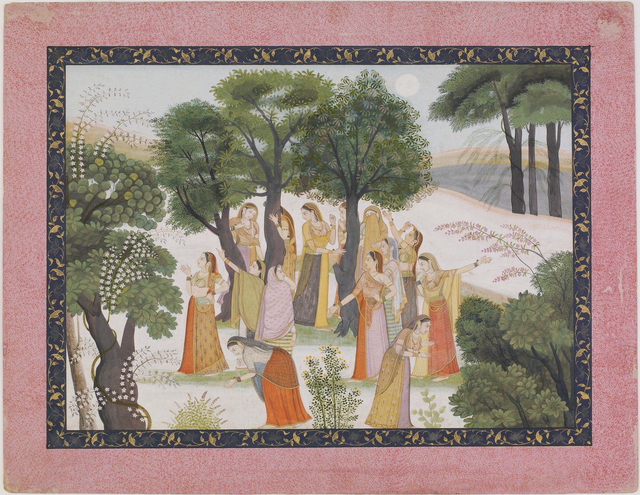بحث جوبيس عن كريشنا من بهاجافاتا بورانا ، كاليفورنيا. 1780. بواسطة غير معروف