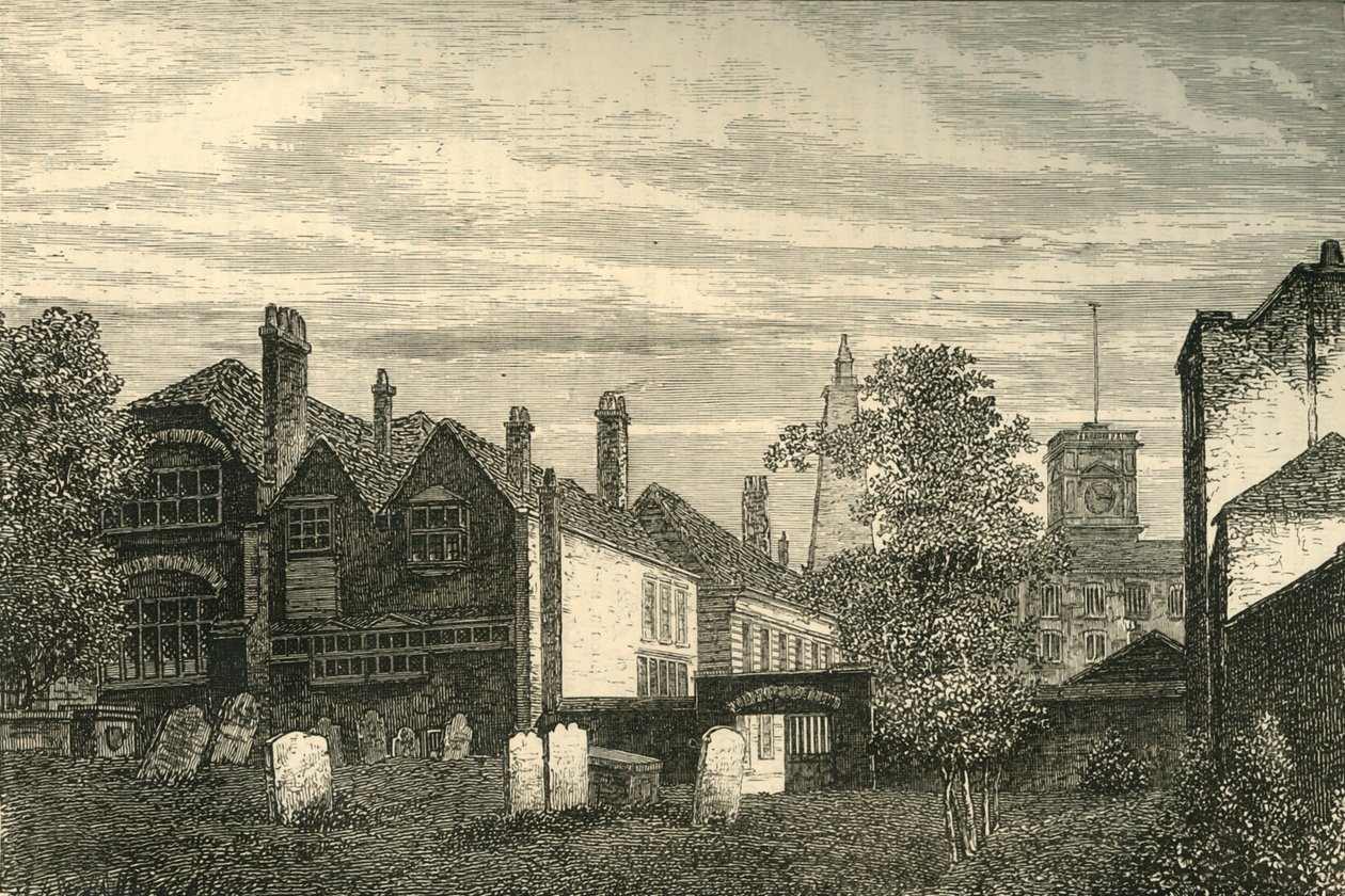 مدرسة قواعد سانت أولافيس ، 1810 ، c1878. بواسطة غير معروف
