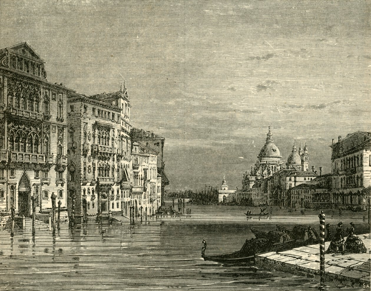 القناة الكبرى ، البندقية ، 1890. بواسطة غير معروف