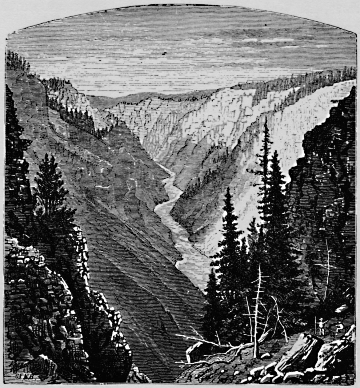 جراند كانون ، 1883 بواسطة غير معروف
