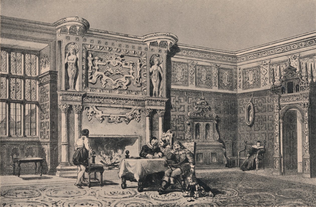 الغرفة الكبرى ، مونتاكيوت ، سومرست ، 1915. بواسطة غير معروف