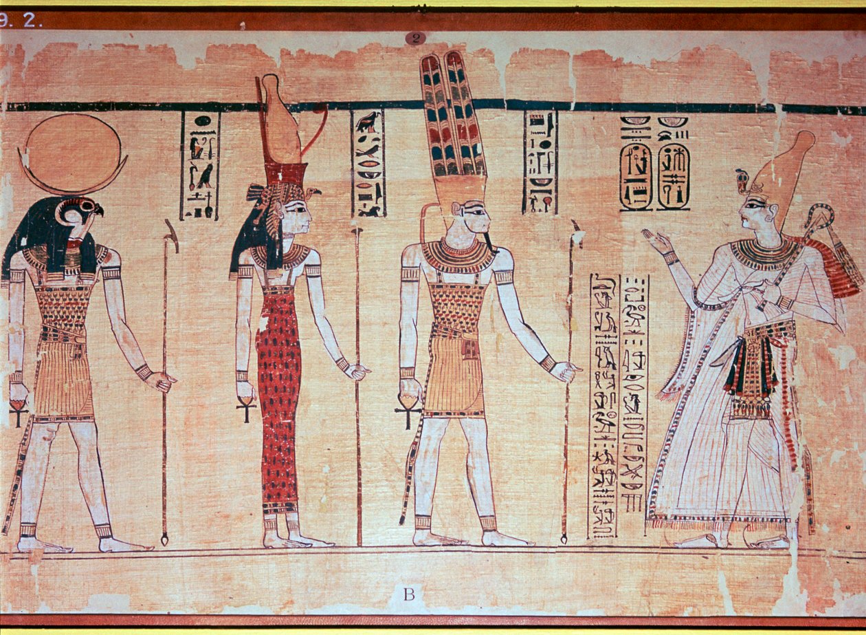 بردية هاريس العظيم ، من طيبة ، مصر ، عهد رمسيس الرابع حوالي 1200 ق. بواسطة غير معروف