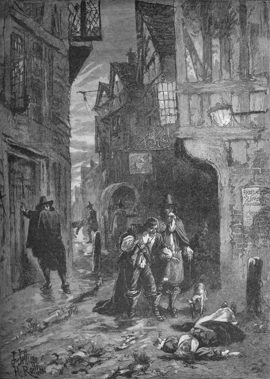 الطاعون العظيم: مشاهد في شوارع لندن ، 1665-1666 1905 بواسطة غير معروف