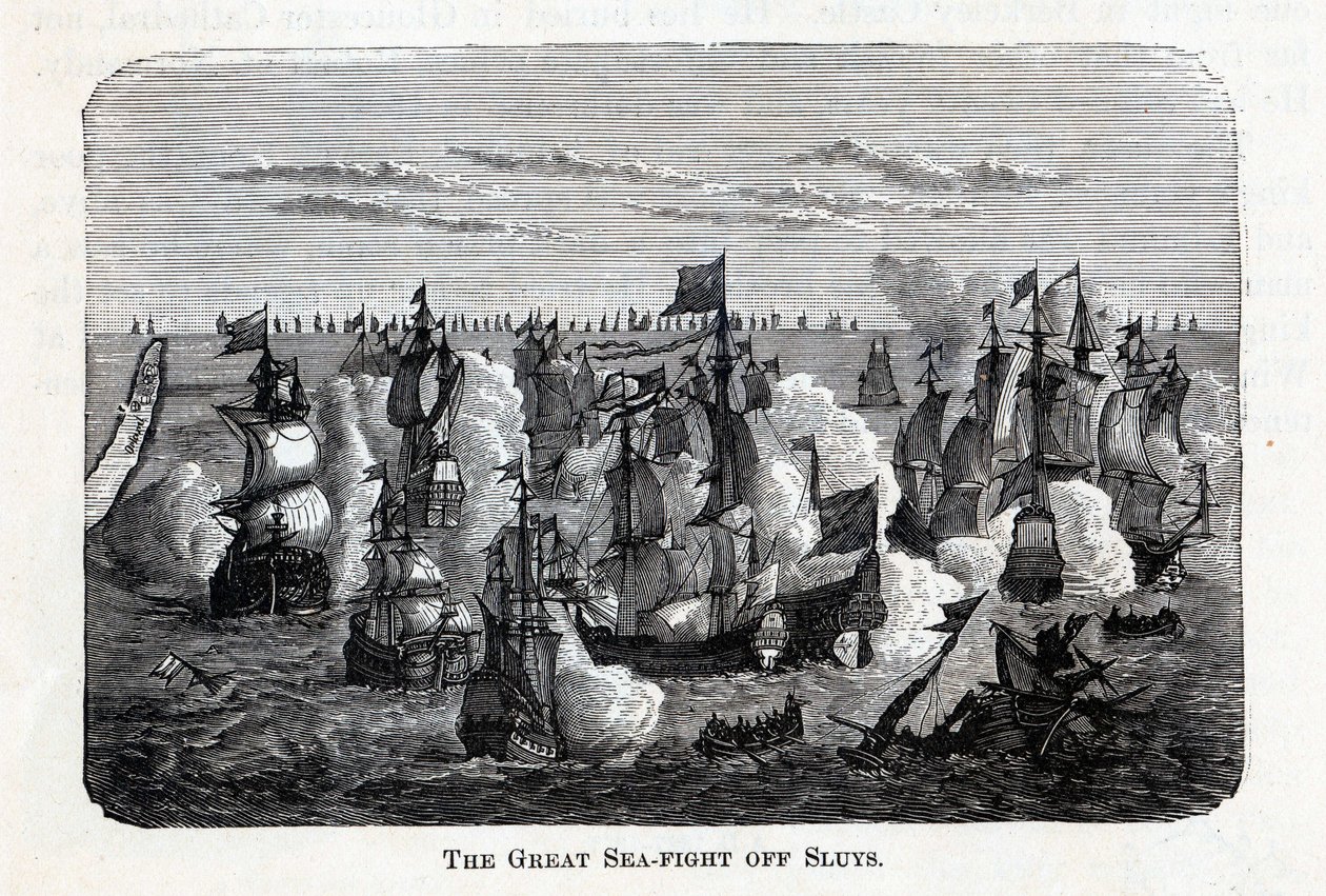 The Great Sea-Fight Off Sluys ، 1882 بواسطة غير معروف