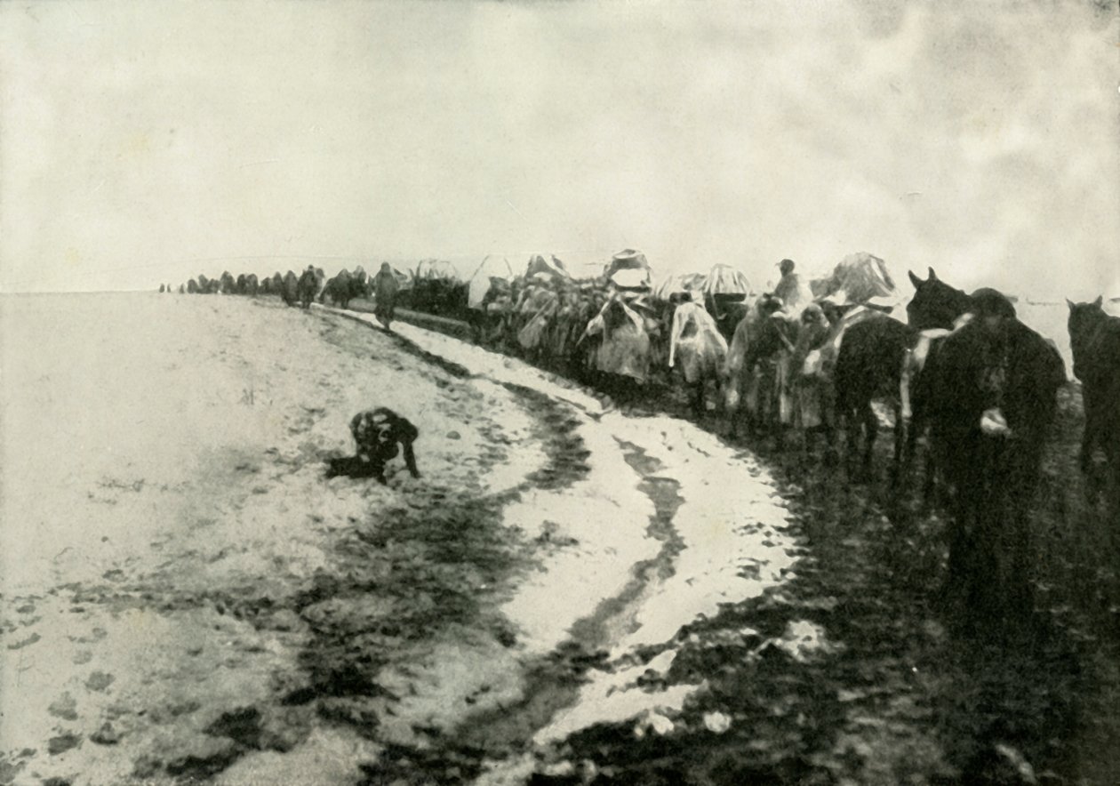 التراجع الصربي العظيم ، 1919. بواسطة غير معروف
