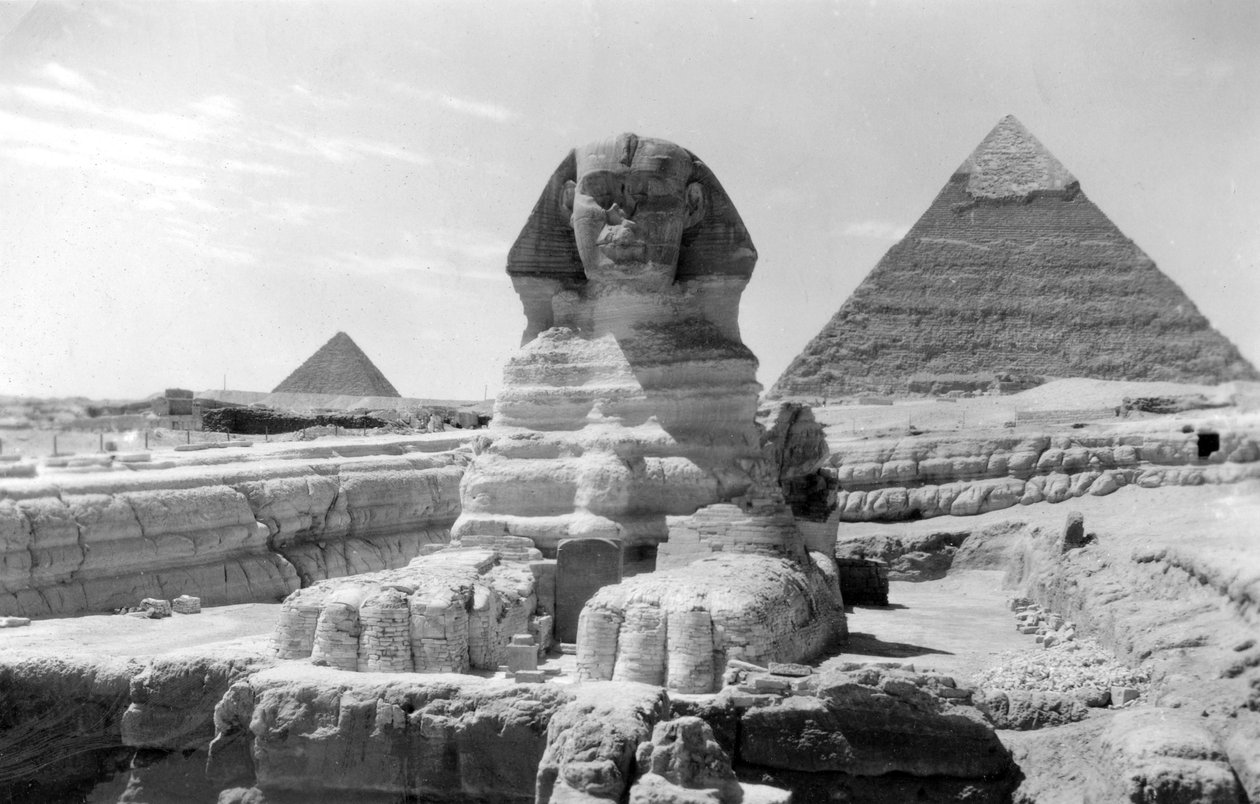 أبو الهول بالجيزة ، مصر ، مايو 1949 بواسطة غير معروف